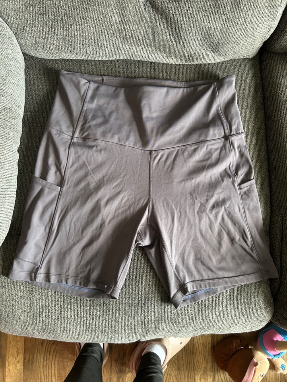 Ododos Grey Biker Shorts